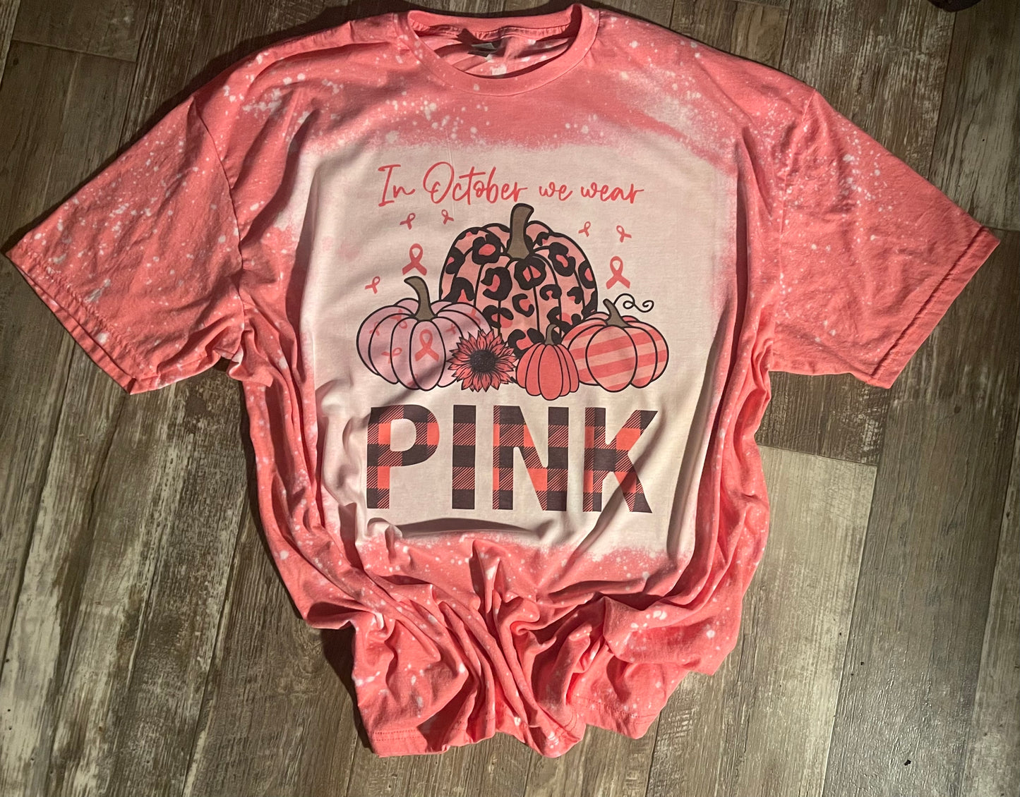 Pumpkins Wear pink tee
