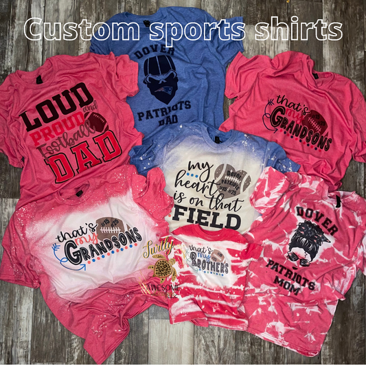 Custom sports tees