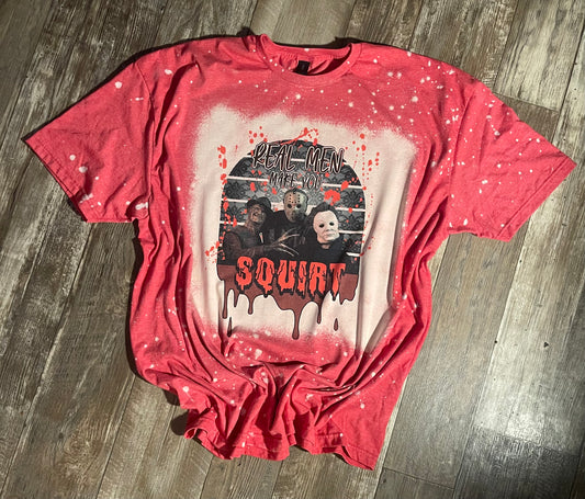 Real men horror tee
