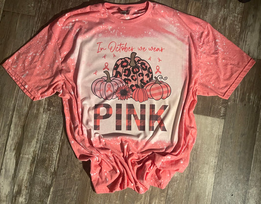 Pumpkins Wear pink tee