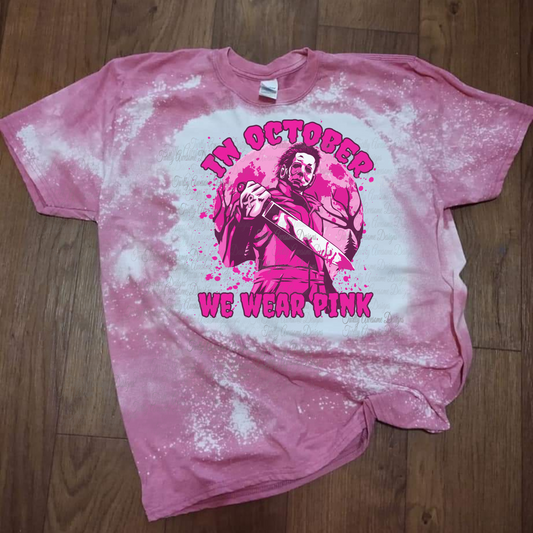 October wear pink tee