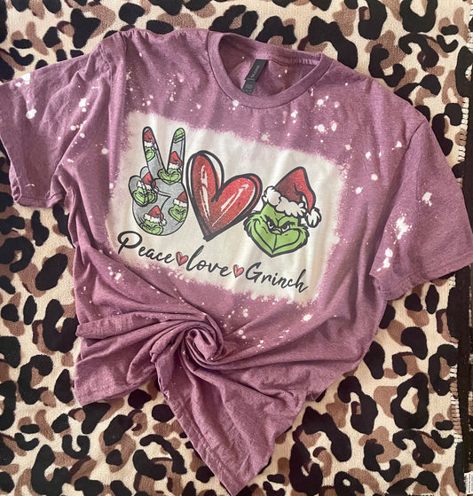 peace love grinch tee
