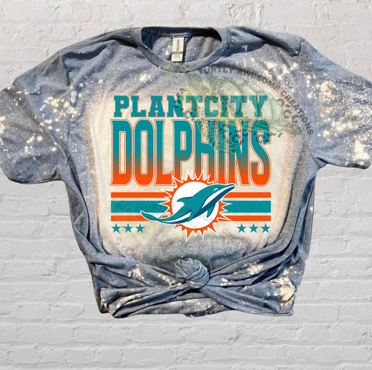 Pc Dolphins football tee